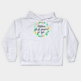 Happiness on You Kids Hoodie